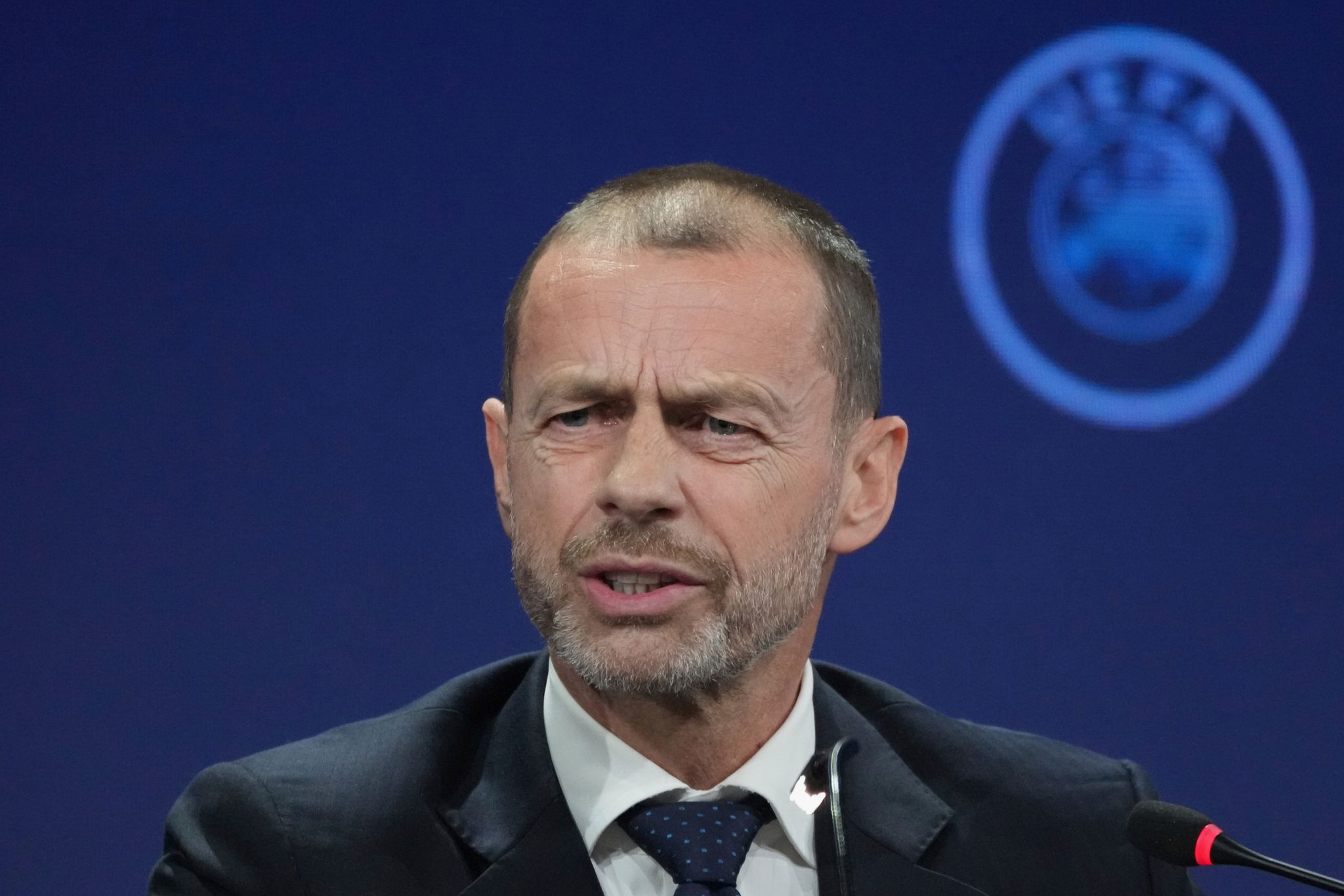 Kriege in Gaza und Ukraine: UEFA-Boss greift Politik an