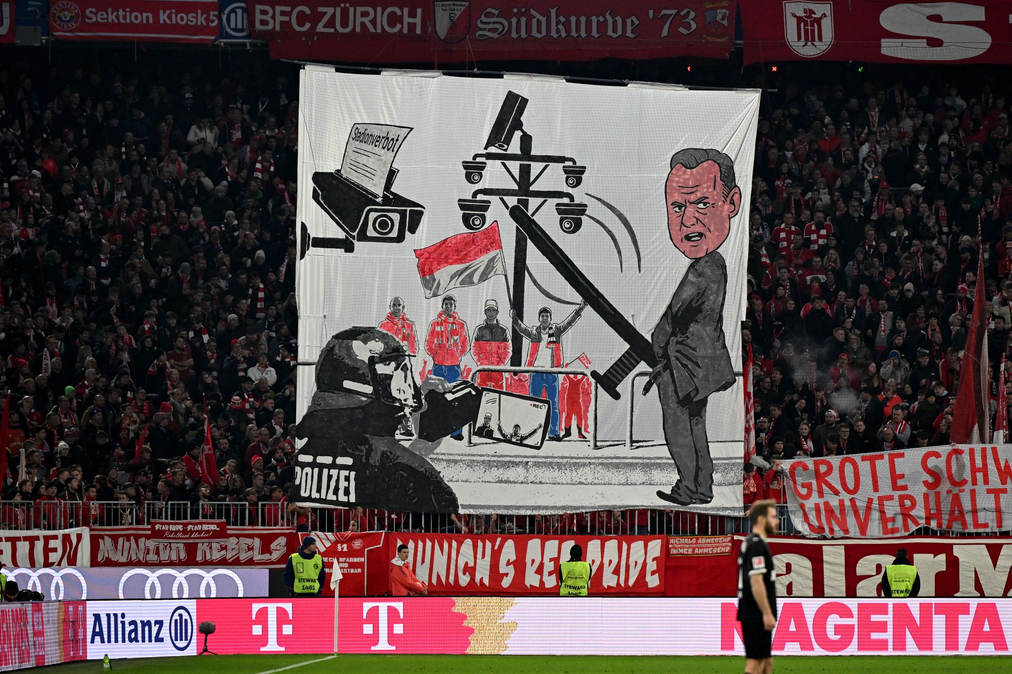Fans protestieren erneut gegen neue Sicherheitspläne