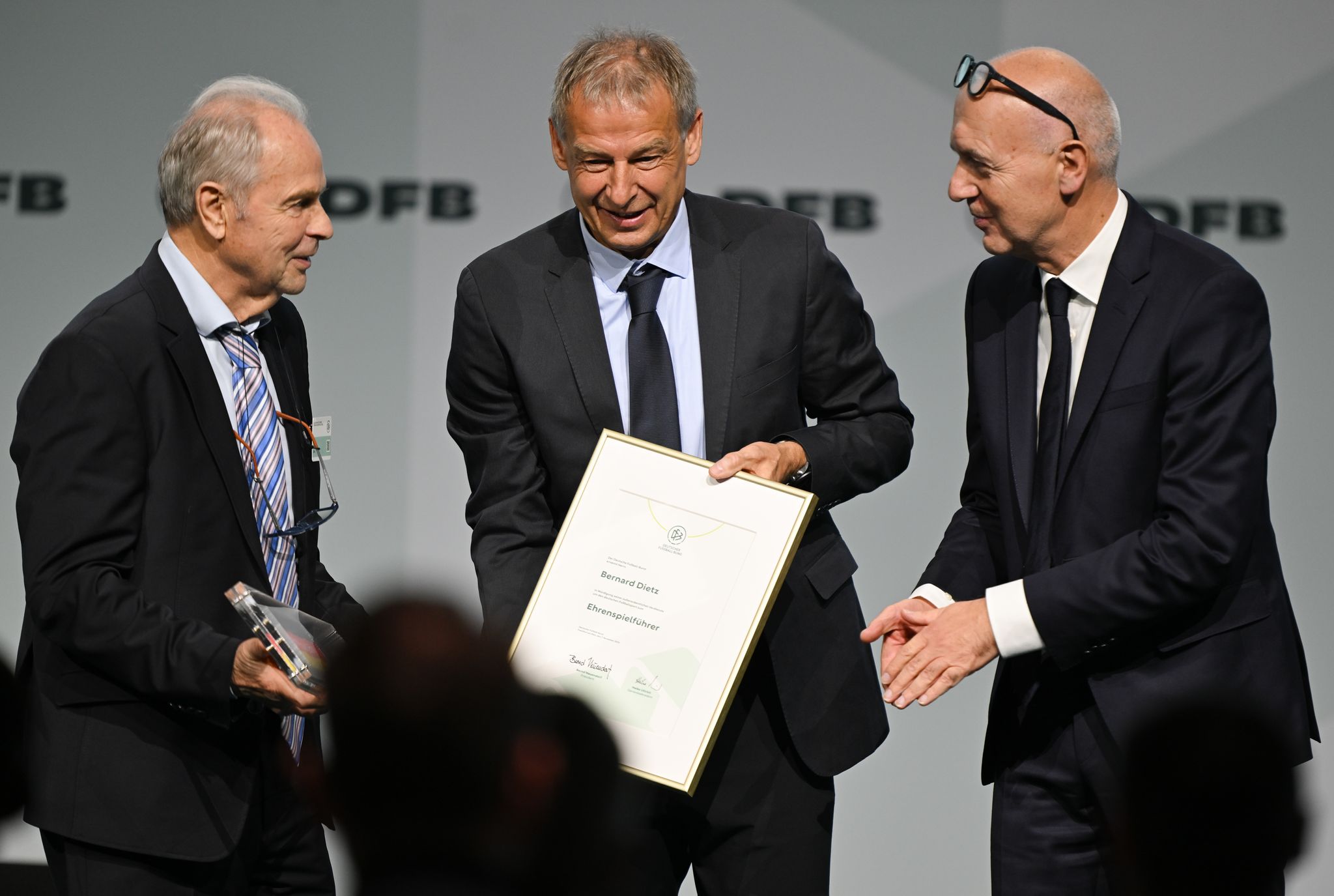 Dietz, Neid und Fitschen neue Ehrenspielführer beim DFB