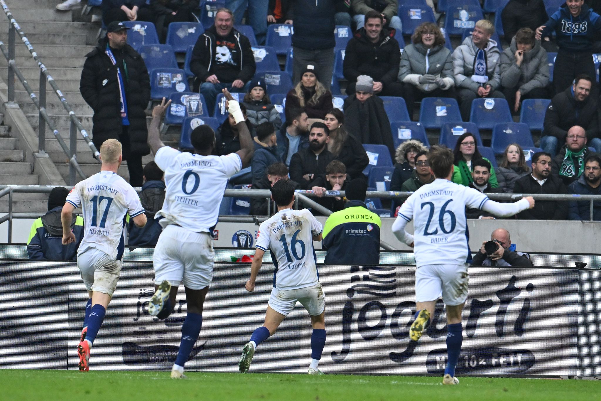 Darmstadt 98 gewinnt Verfolgerduell bei Hannover 96