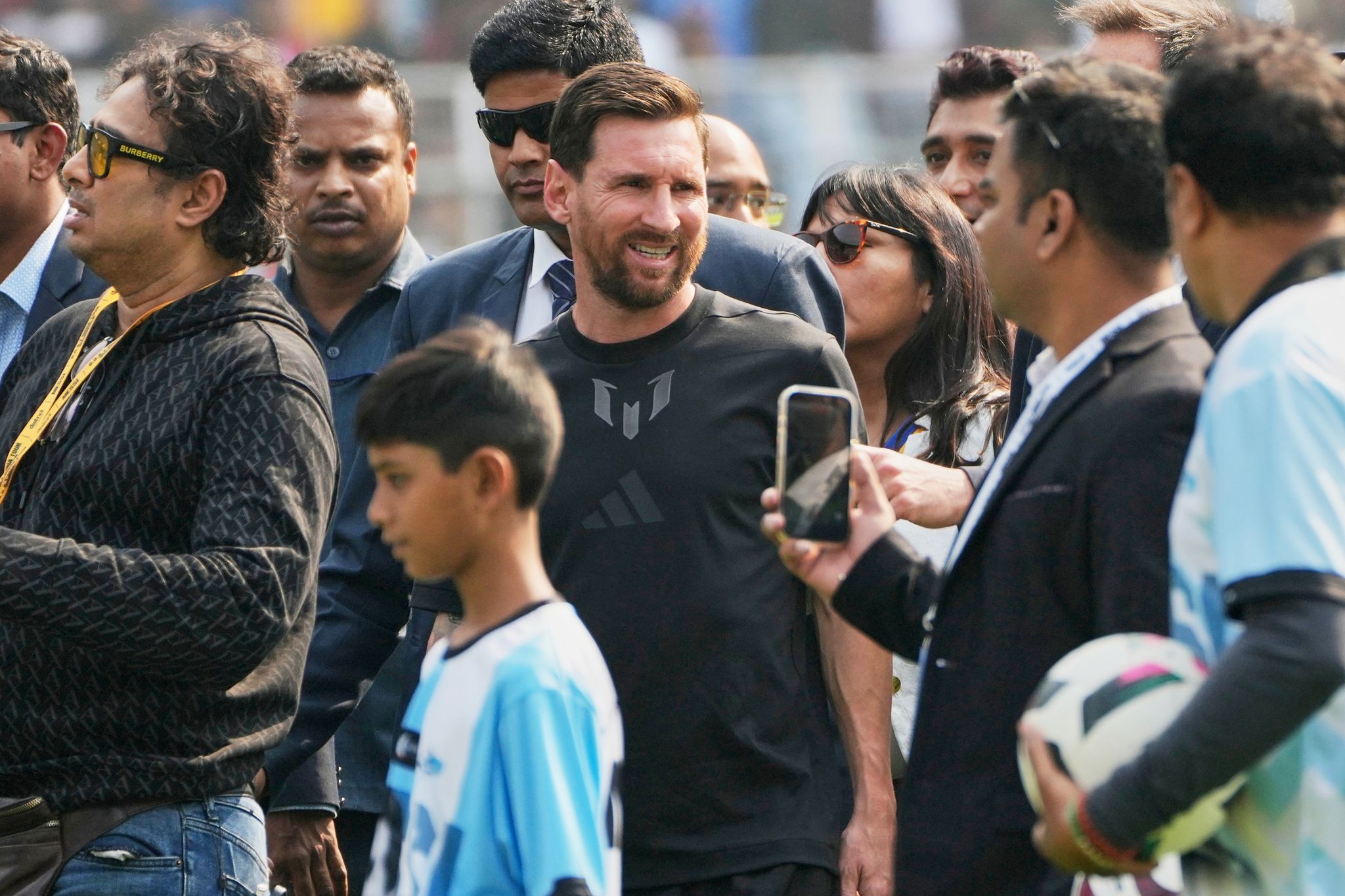 Chaotische Zustände bei Messi-Auftritt in Kalkutta