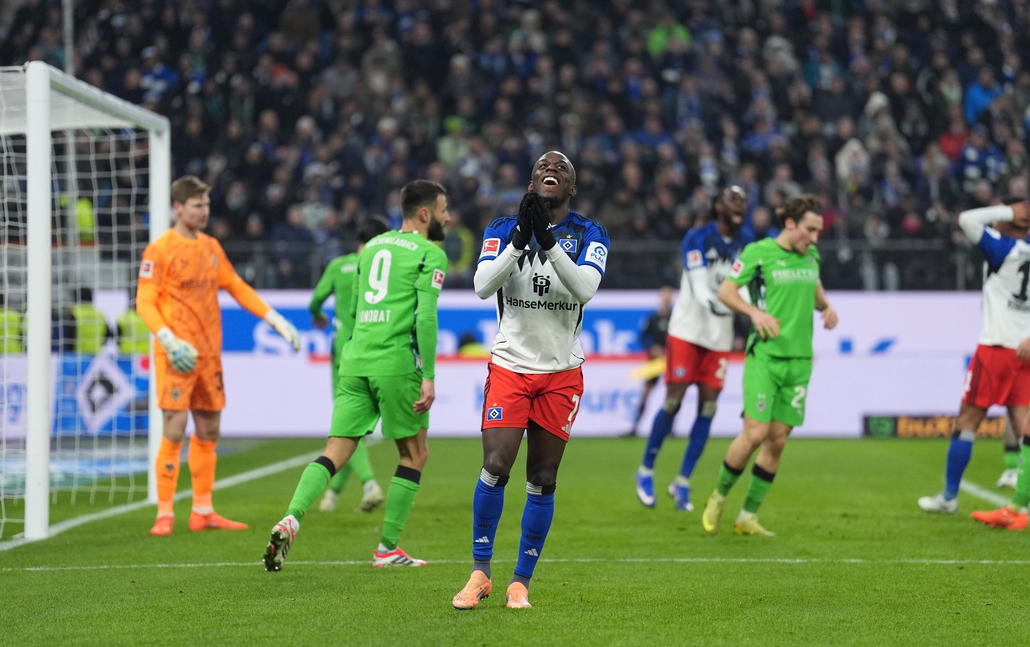 HSV nur 0:0 gegen schwache Gladbacher