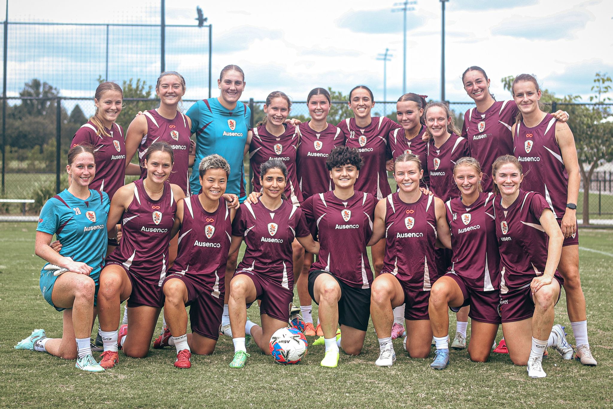 Iranische Fußballerinnen trainieren in Brisbane