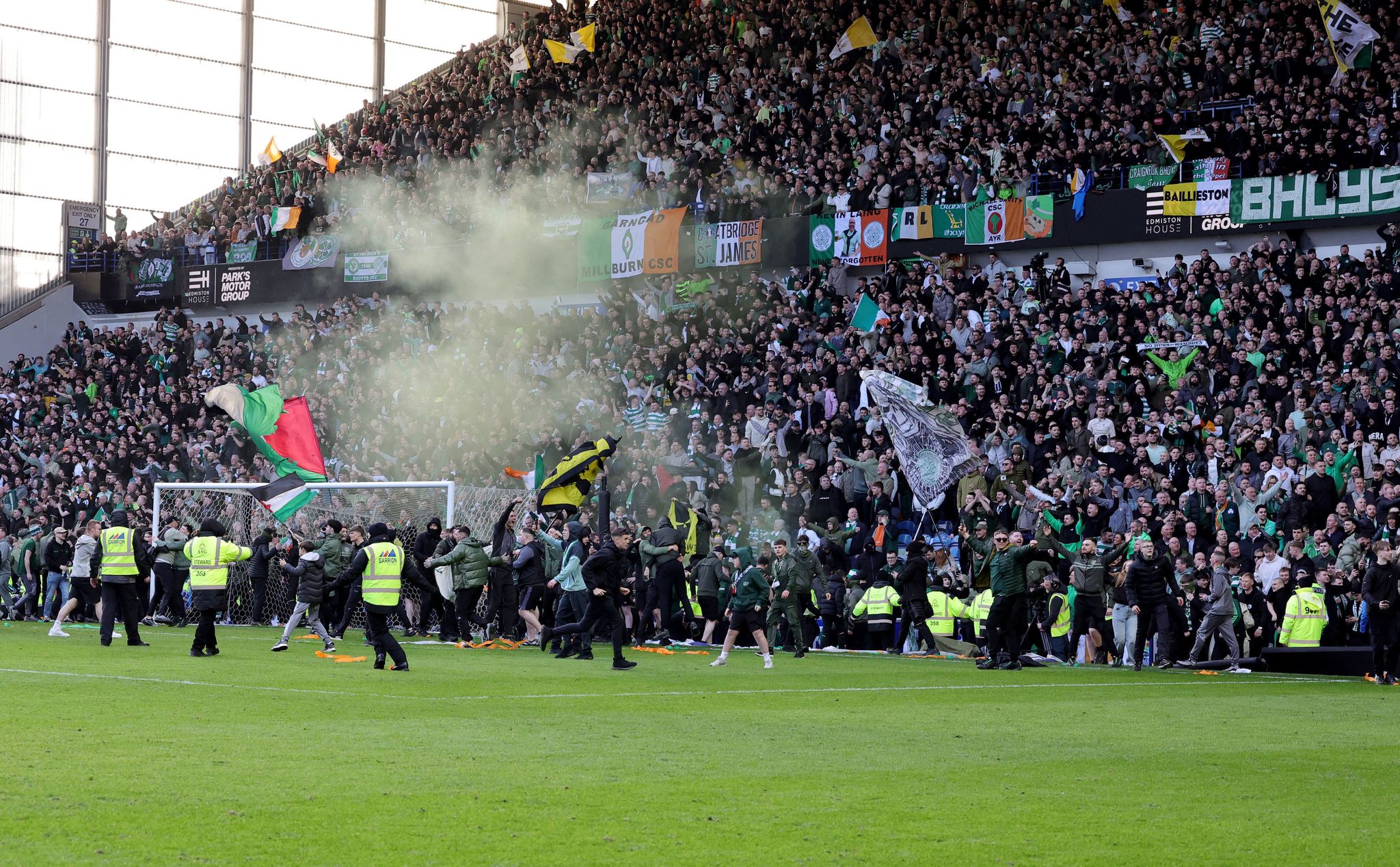 Tumulte überschatten Glasgow-Derby im Pokal