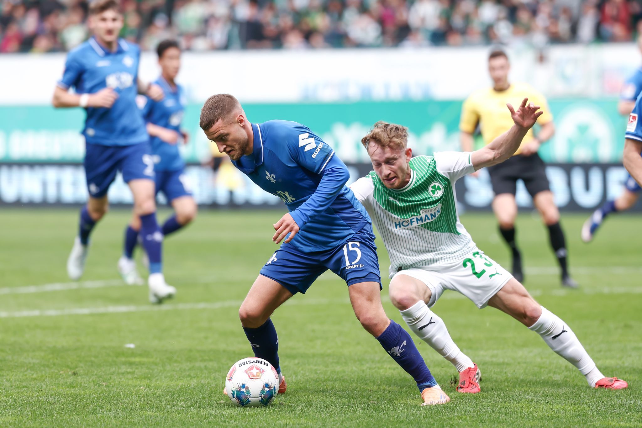 Futkeu-Dreierpack: Fürth schockt Aufstiegskandidat Darmstadt