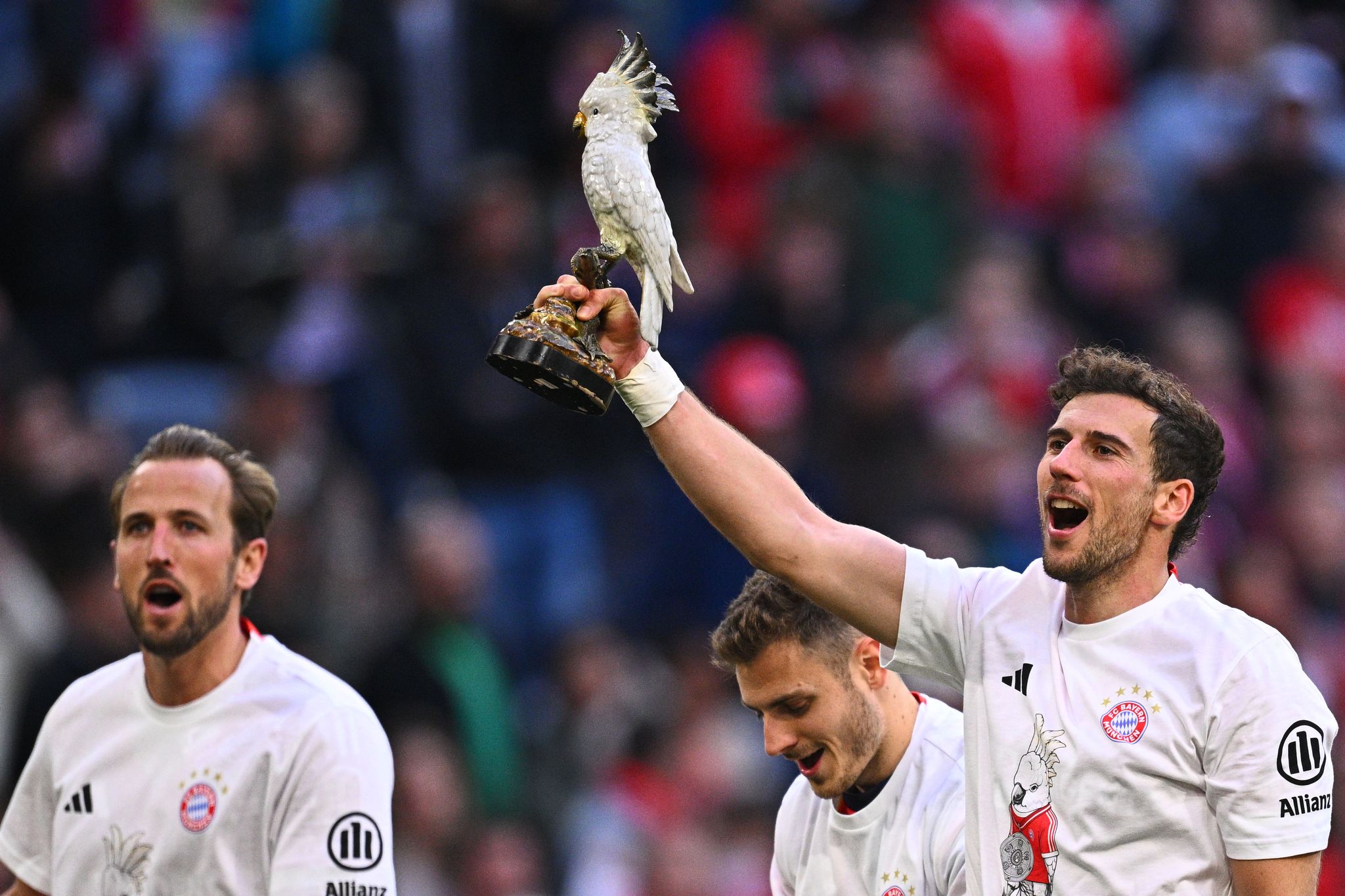 Warum der FC Bayern mit einem Kakadu feiert