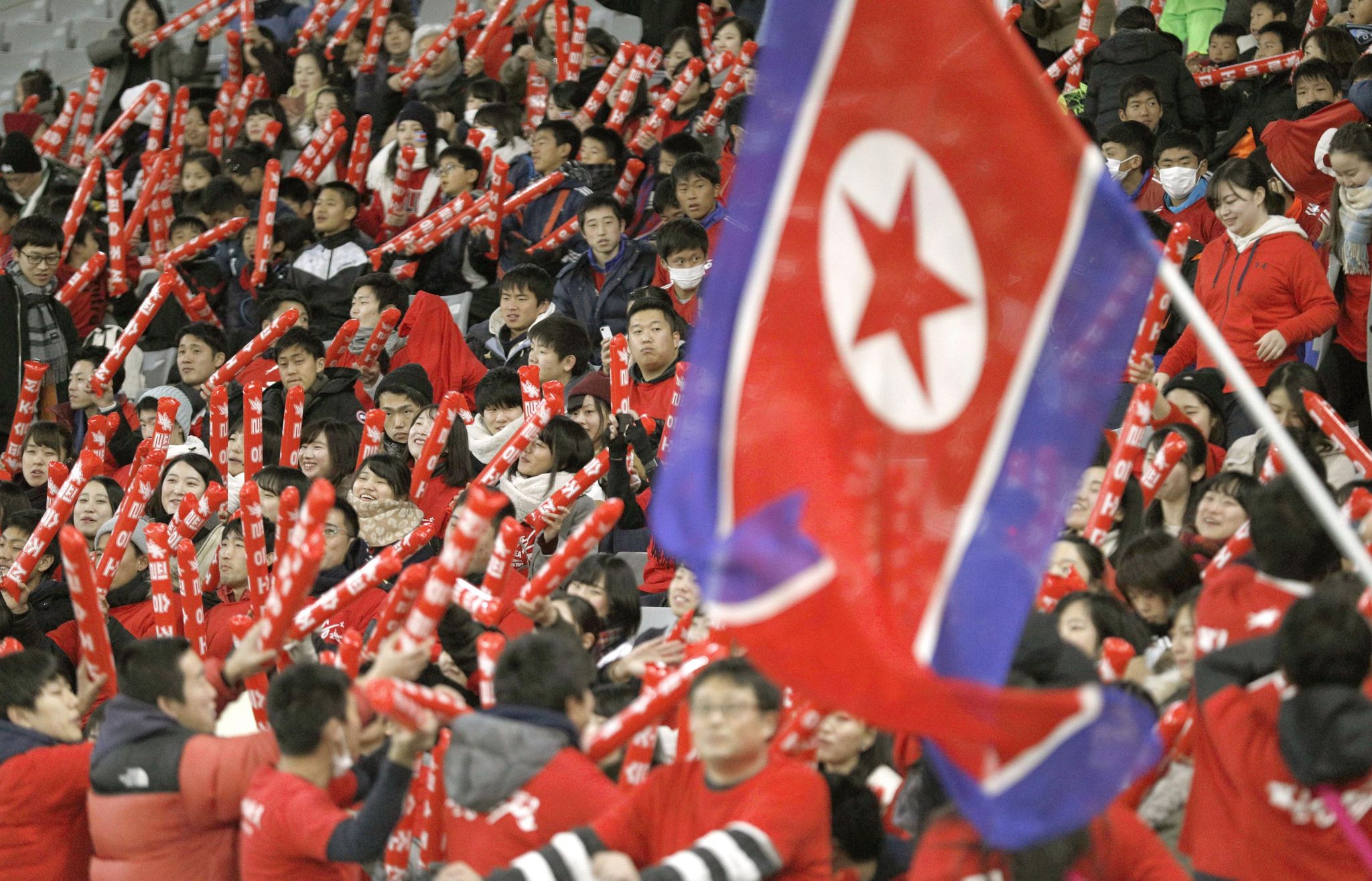 Nordkoreanische Fußballerinnen reisen nach Südkorea